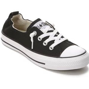 Converse shoreline slip black juniors/kids size 13
